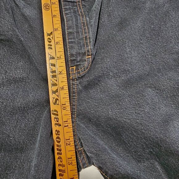 EUC CK CALVIN KLEIN JEANS DARK WASH HIGH RISE TAPER JEANS SIZE 16 - Picture 13 of 14